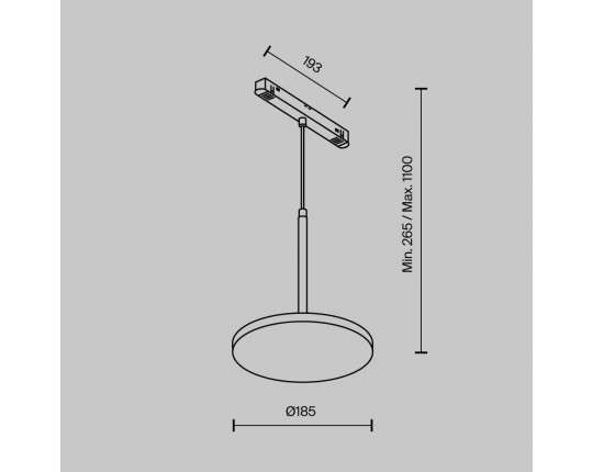 Трековый светодиодный светильник Maytoni Technical Magnetic Exility Plato TR123-2-15W3K-B Трековый светодиодный светильник Maytoni Technical Magnetic Exility Plato TR123-2-15W3K-B