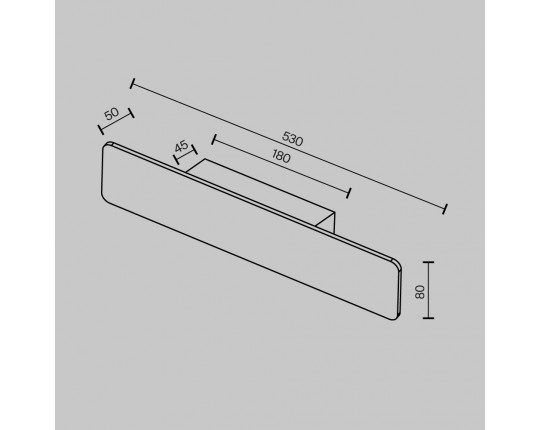 Бра Maytoni Technical C81WL-18W3K-B