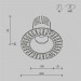 Встраиваемый светильник Maytoni Technical Downlight Dip DL119-10W-3K-TRS-B