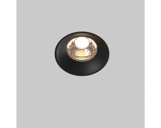 Встраиваемый светодиодный светильник Maytoni Round DL058-12W3K-TRS-B