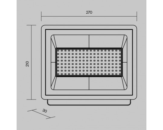 Прожектор светодиодный Maytoni Flood 100W 4000K FL001-L100B4K Прожектор светодиодный Maytoni Flood 100W 4000K FL001-L100B4K
