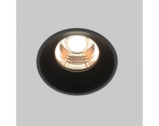 Встраиваемый светодиодный светильник Maytoni Round DL058-7W3K-TRS-B