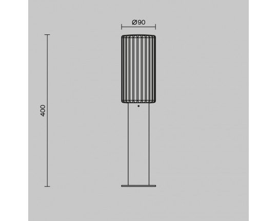 Ландшафтный светильник Maytoni Outdoor O502FL-01B