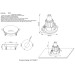 Встраиваемый светильник Crystal Lux CLT 004С1 BL Встраиваемый светильник Crystal Lux CLT 004С1 BL