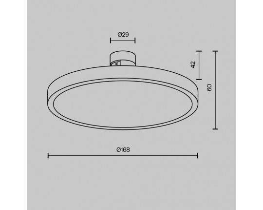 Трековый светильник Maytoni Technical TR153-1-10W3K-B Трековый светильник Maytoni Technical TR153-1-10W3K-B