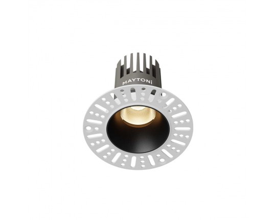 Встраиваемый светильник Maytoni Technical DL124-10W-3K-TRS-B