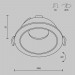 Встраиваемый светильник Maytoni Technical Share DL051-U-1WMG