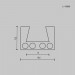 Шинопровод Maytoni Technical Busbar trunkings Elasity TRX160-1110B