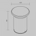 Уличный светодиодный светильник Maytoni Grip O460FL-L10GF3K