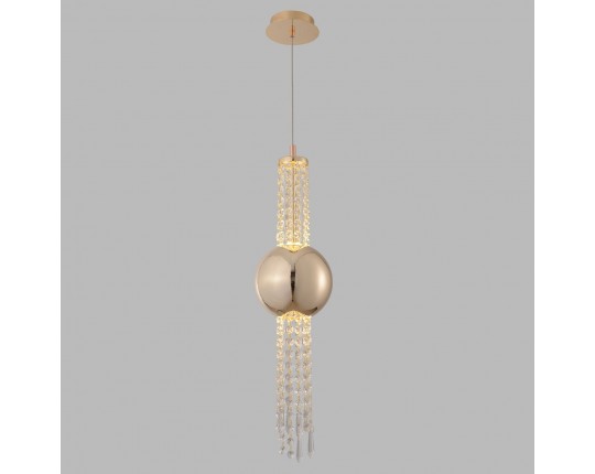 Подвесной светодиодный светильник Crystal Lux Navajo SP3W Led Gold