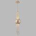 Подвесной светодиодный светильник Crystal Lux Navajo SP3W Led Gold