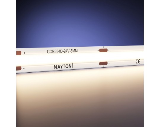 Светодиодная лента Maytoni 12W/m 384LED/m COB теплый белый 5M 201075