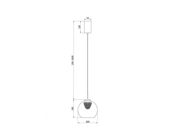 Подвесной светодиодный светильник Freya Fume FR5399PL-L4BS2