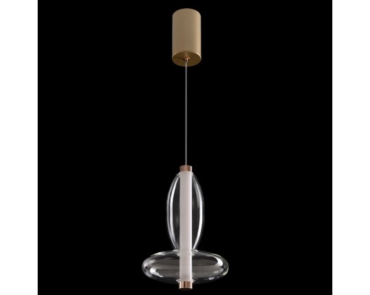 Подвесной светодиодный светильник Crystal Lux Quasar SP7W Led Transparent