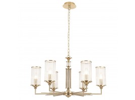 Подвесная люстра Crystal Lux Gloria SP6 Brass