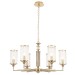 Подвесная люстра Crystal Lux Gloria SP6 Brass