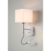 Бра Crystal Lux Paco AP2 Chrome/White
