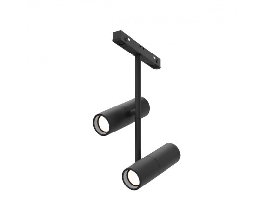 Трековый светодиодный светильник Maytoni Technical Magnetic Exility Elti Duo TR005-4-2X12W-DS-B Трековый светодиодный светильник Maytoni Technical Magnetic Exility Elti Duo TR005-4-2X12W-DS-B