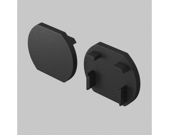 Заглушка для круглового шинопровода Maytoni Technical Accessories for tracks Basity TRA172EC-R-11B