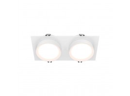 Встраиваемый светильник Maytoni Technical Hoop DL086-02-GX53-SQ-W