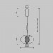 Подвесной светильник Maytoni MOD406PL-L8W3K