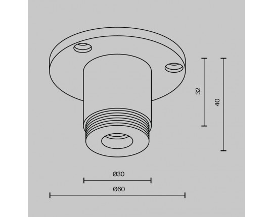 Аксессуар Maytoni Technical CA022BO-B