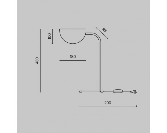 Настольная лампа Maytoni Technical Mollis MOD126TL-01B Настольная лампа Maytoni Technical Mollis MOD126TL-01B