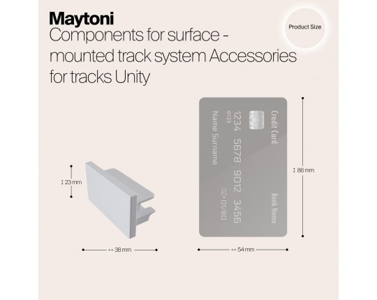Заглушка Maytoni Track TRA001EC-11W