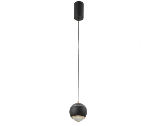 Подвесной светодиодный светильник Crystal Lux Caro SP Led Black