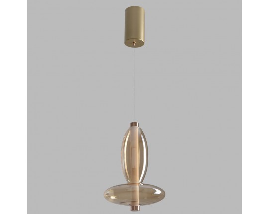 Подвесной светодиодный светильник Crystal Lux Quasar SP10W Led Amber