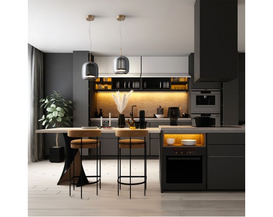 Подвесной светодиодный светильник Maytoni Madmen MOD128PL-L6SG