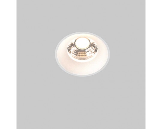 Встраиваемый светодиодный светильник Maytoni Round DL058-12W3K-TRS-W