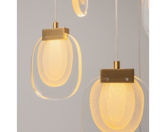 Подвесной светодиодный светильник Maytoni Modern Biology MOD367PL-L18BBSK