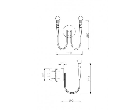 Бра Freya Branches FR5253WL-02N