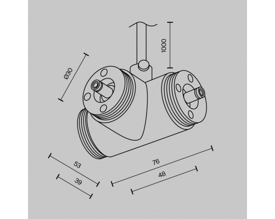 Аксессуар Maytoni Technical CA015TC-P-B