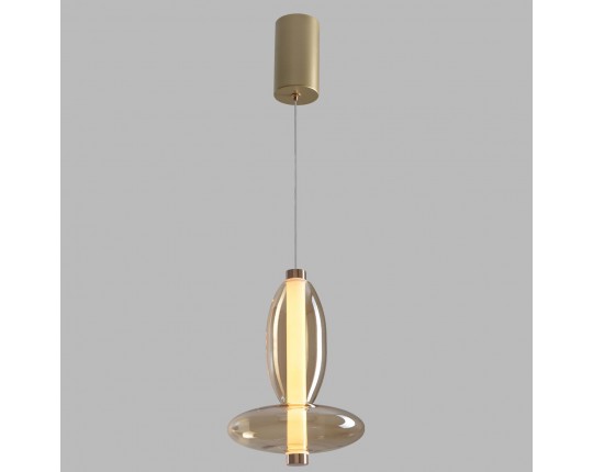 Подвесной светодиодный светильник Crystal Lux Quasar SP10W Led Amber