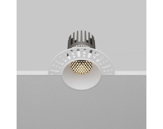 Встраиваемый светильник Maytoni Technical DL124-10W-3K-TRS-W