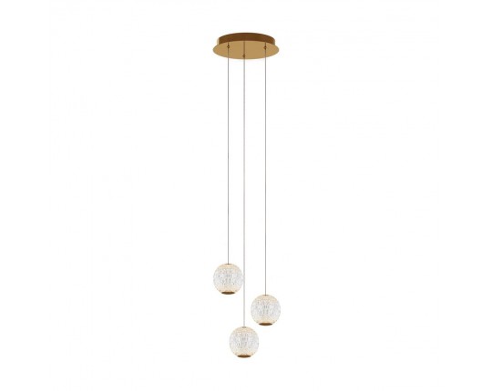 Подвесная светодиодная люстра Maytoni Sapphire MOD293PL-L18BS3K