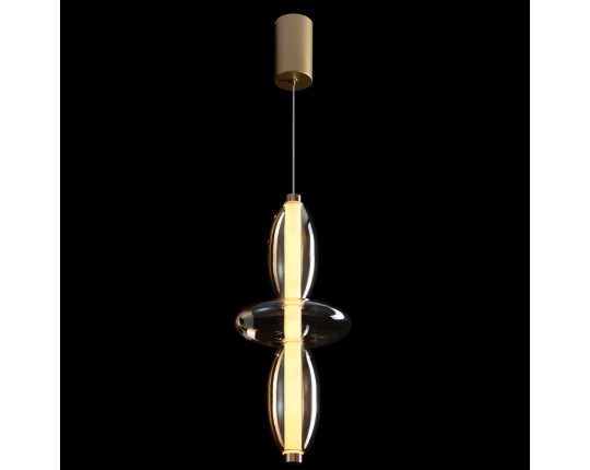 Подвесной светодиодный светильник Crystal Lux Quasar SP14W Led Amber