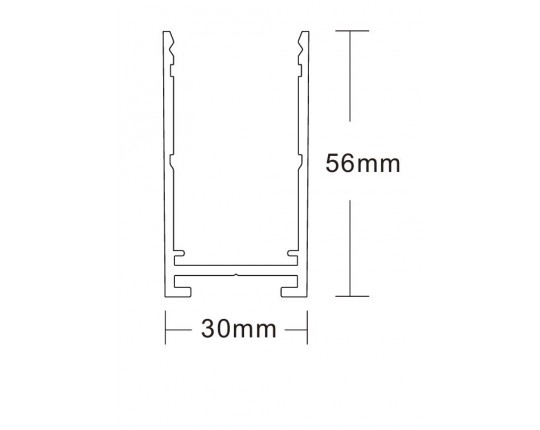 Шинопровод Crystal Lux CLT 0.115 01 L2000 BL