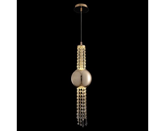 Подвесной светодиодный светильник Crystal Lux Navajo SP3W Led Gold