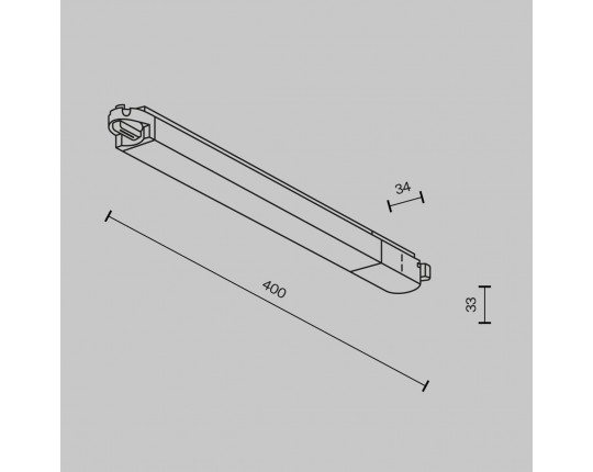 Трековый светодиодный светильник Maytoni Technical Basis TR000-1-12W4K-B