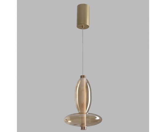 Подвесной светодиодный светильник Crystal Lux Quasar SP7W Led Amber