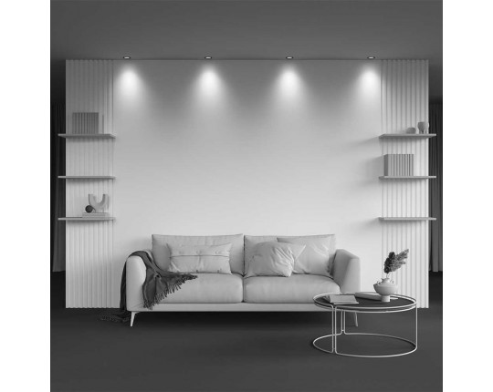 Встраиваемый светильник Maytoni Technical Downlight Round DL058-7W2.7K-TRS-B