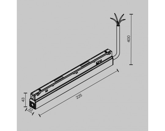 Блок питания Maytoni Technical TRA034DR-100W-DD-B