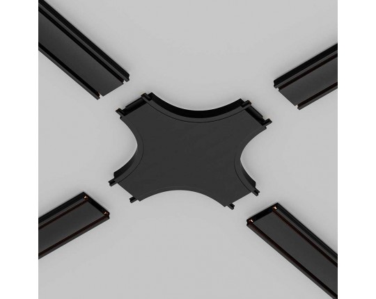 Коннектор X-образный Maytoni Technical Radity TRA084CX-11B