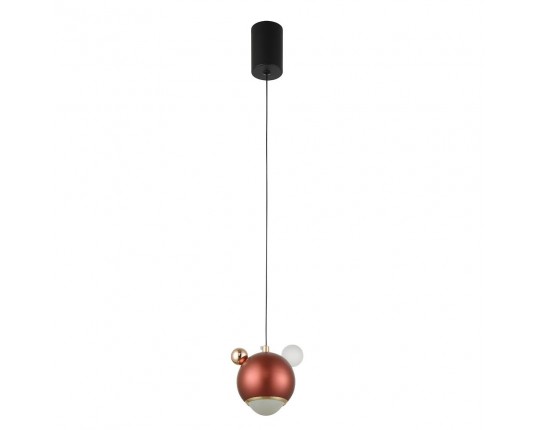 Подвесной светодиодный светильник Crystal Lux Amigo SP Led Red