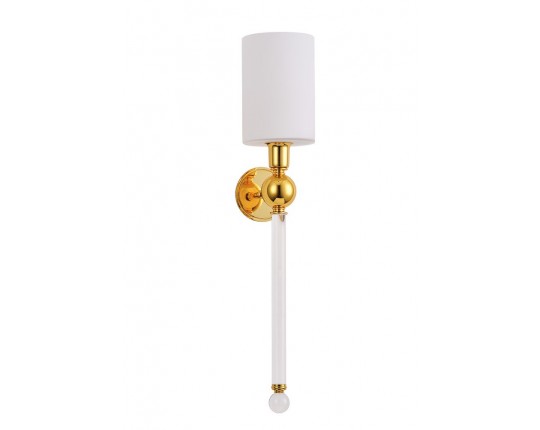 Бра Crystal Lux Mirabella AP1 Gold/White