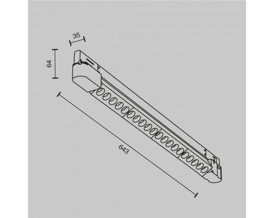 Трековый светодиодный светильник Maytoni Technical Points TR195-3-20W2.7K-M-B