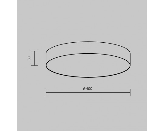 Потолочный светодиодный светильник Maytoni Technical Zon C032CL-45W2.7K-RD-MG